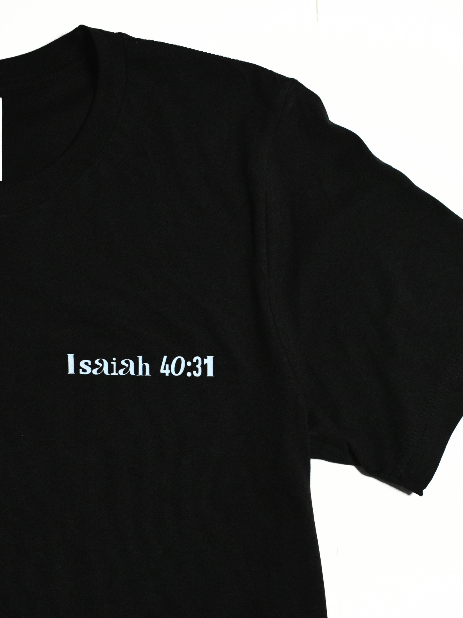 Black Wait on the Lord Short Sleeve Tee.