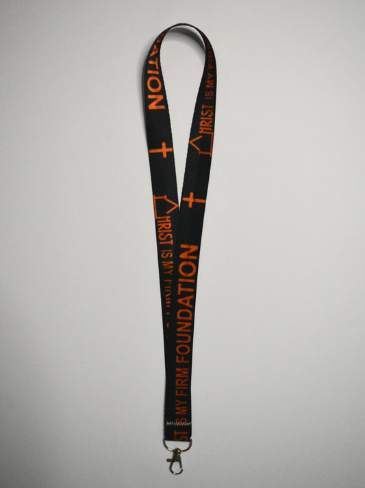 My Firm Foundation Lanyard