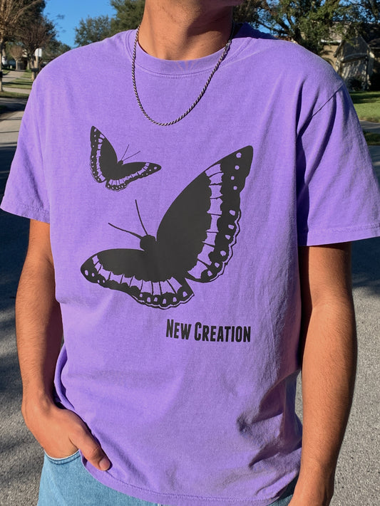 Violet/Black New Creation Tee